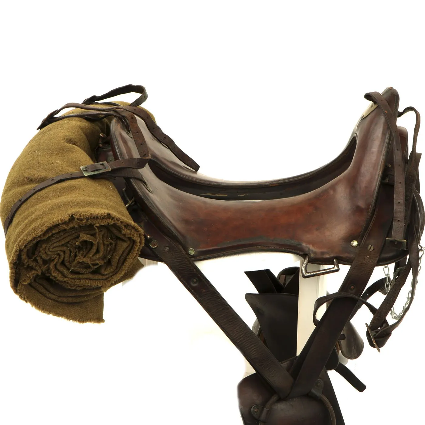 Original U.S. WWI Cavalry McClellan Style Saddle