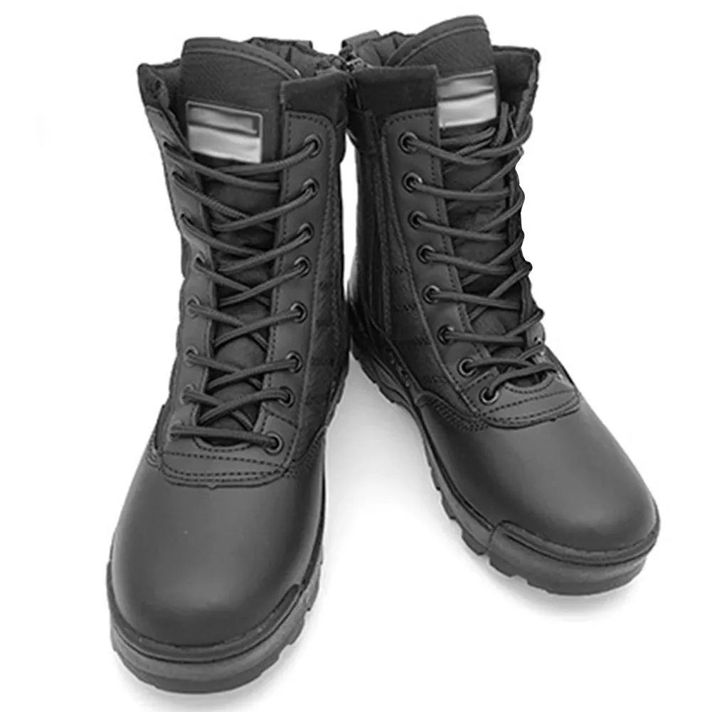 Outdoor Hiking Boots Lace Up Winter Tactical Military Boots Breathable Hunting Training Boots Lightweight Non-Slip for Men