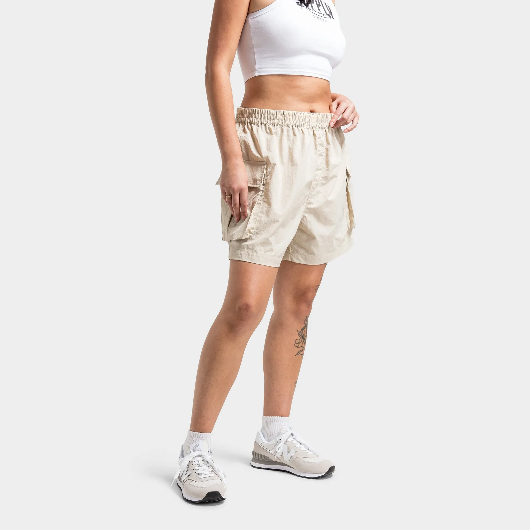 Pink Soda Women's Relox Cargo Shorts / Moonbeam