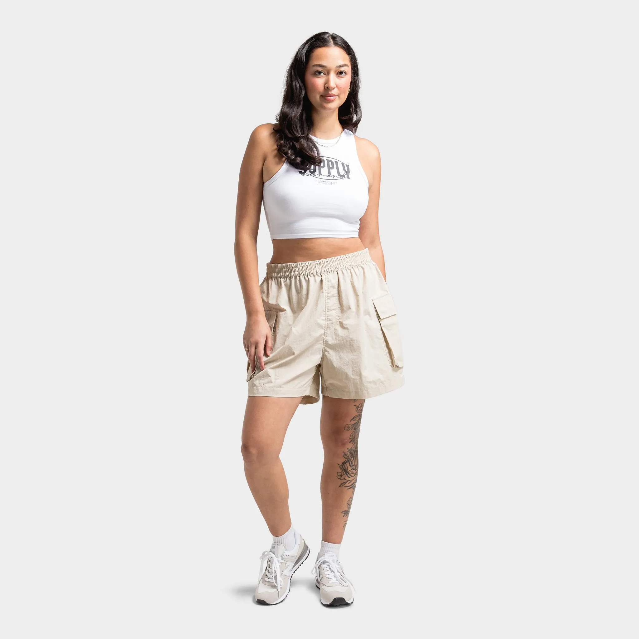 Pink Soda Women's Relox Cargo Shorts / Moonbeam