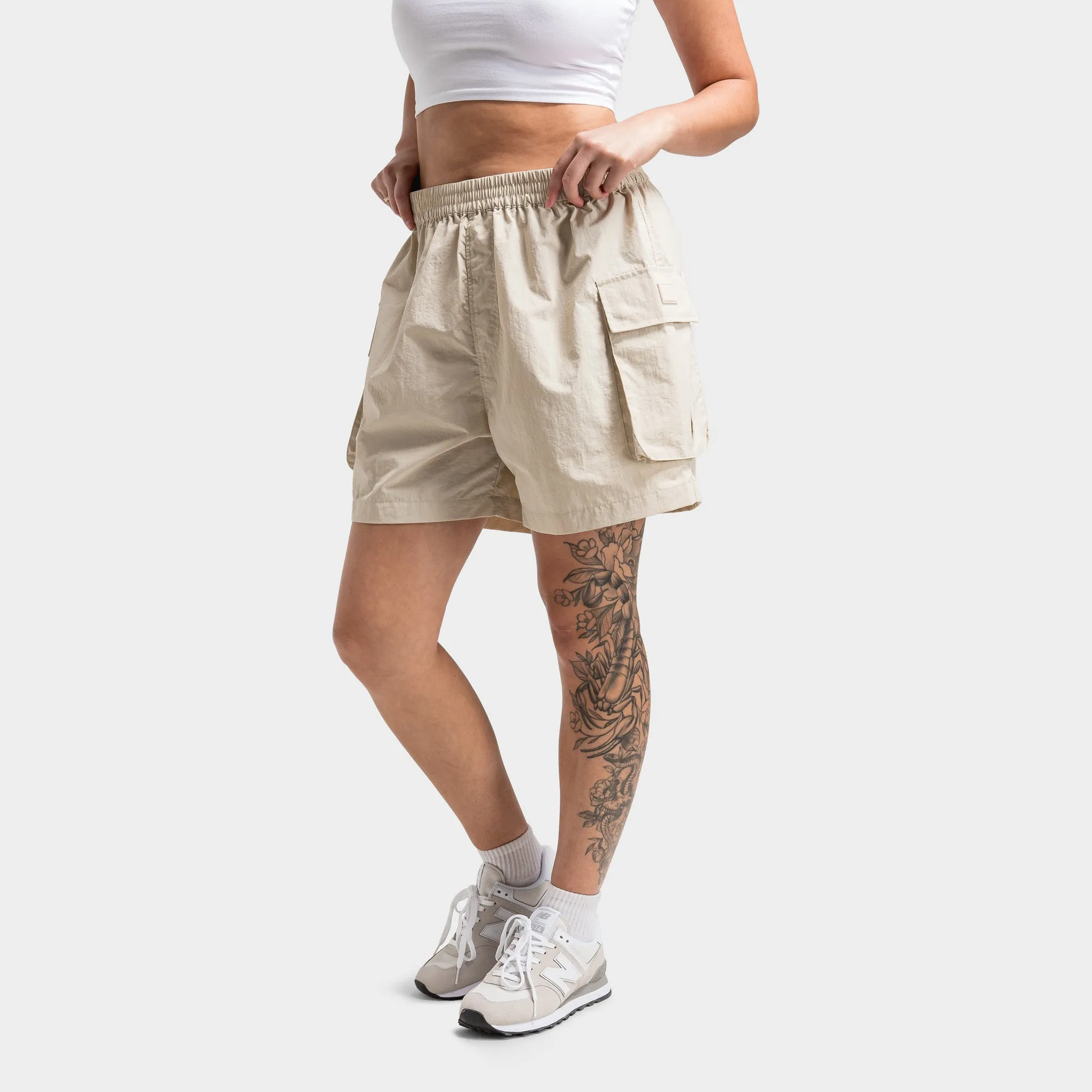 Pink Soda Women's Relox Cargo Shorts / Moonbeam