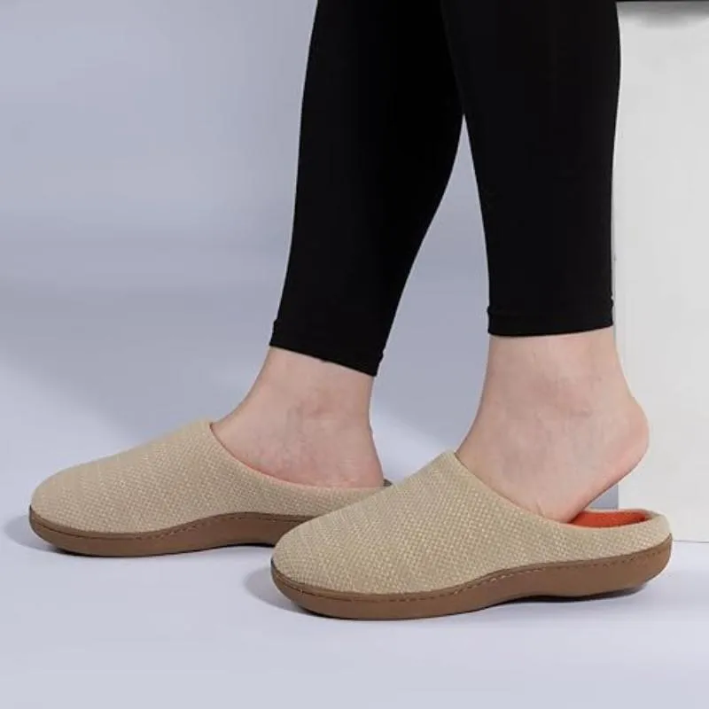 Plantar Fasciitis Knit Slippers – Lightweight Comfort for Daily Wear