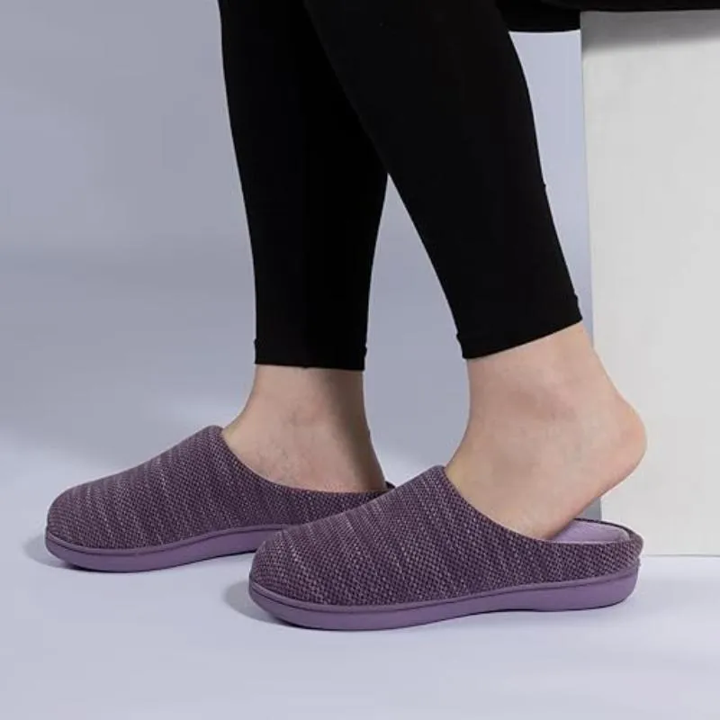 Plantar Fasciitis Knit Slippers – Lightweight Comfort for Daily Wear