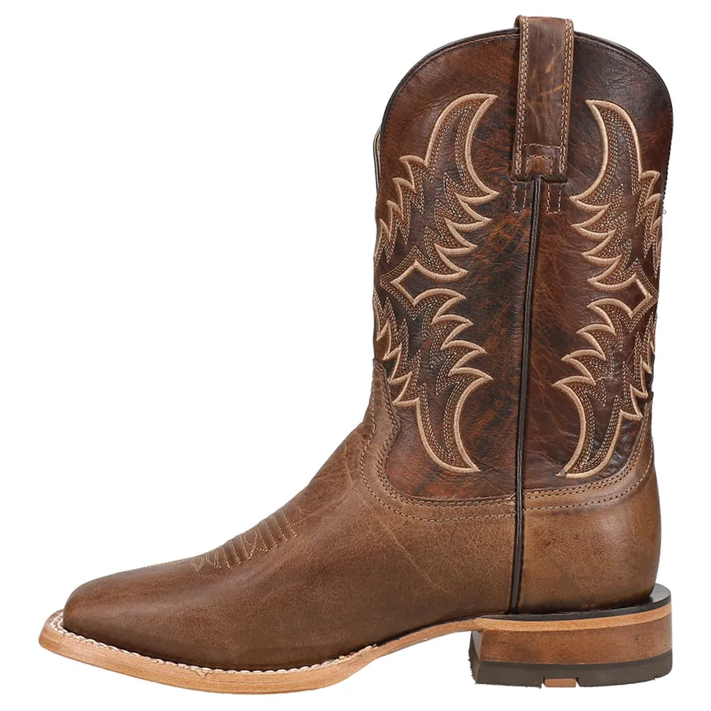 Point Ryder Embroidered Square Toe Cowboy Boots