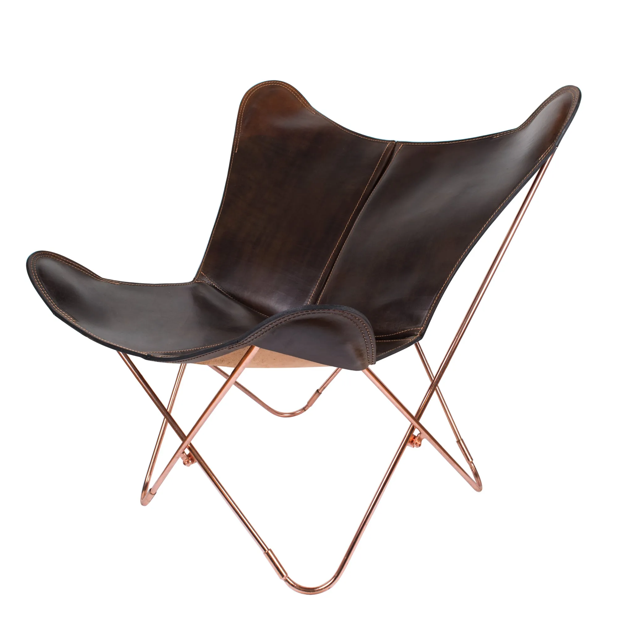 POLO HABANERO LEATHER BUTTERFLY CHAIR