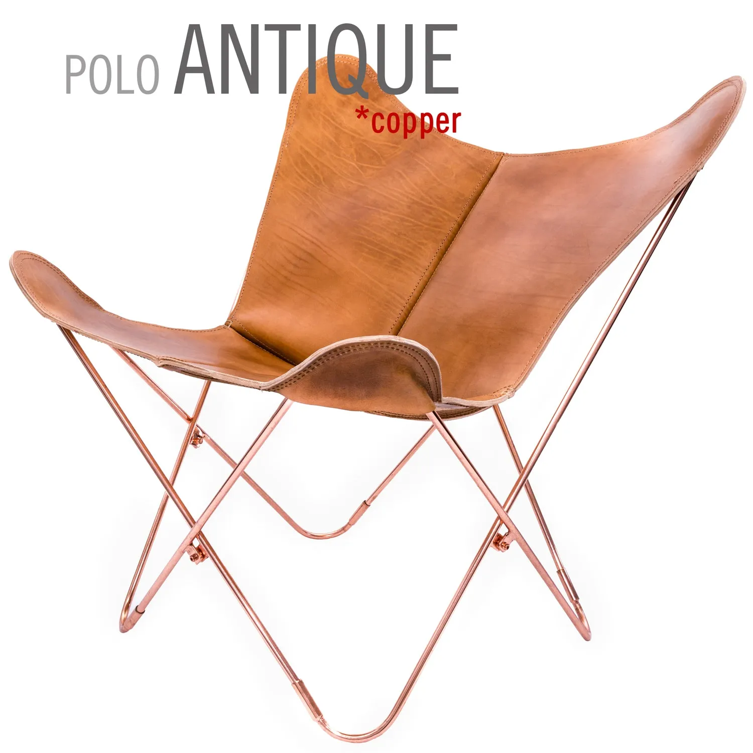 POLO LEATHER COVERS (6,4 MM THICKNESS) FOR BUTTERFLY CHAIRS