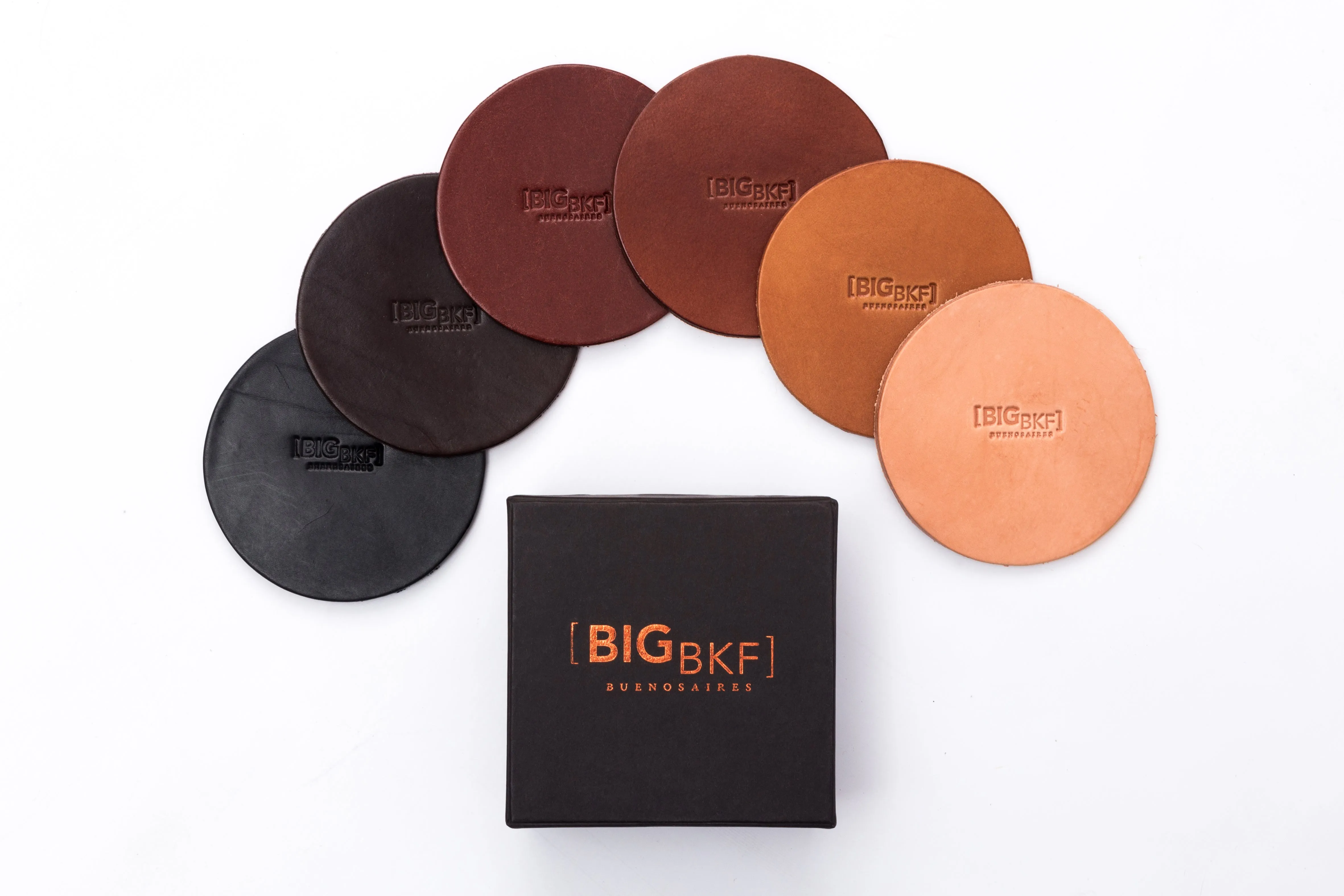 POLO LEATHER SAMPLES THAT CAN BE USED AS COASTERS