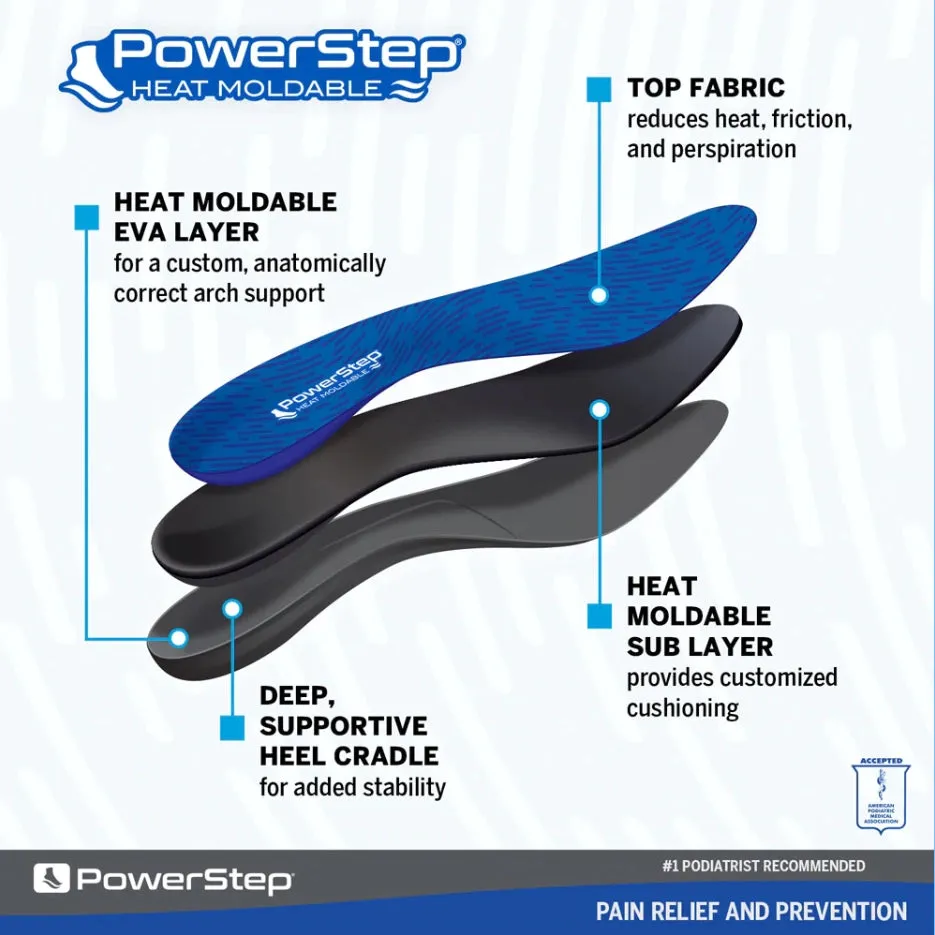 PowerStep Pinnacle Heat Moldable Insoles