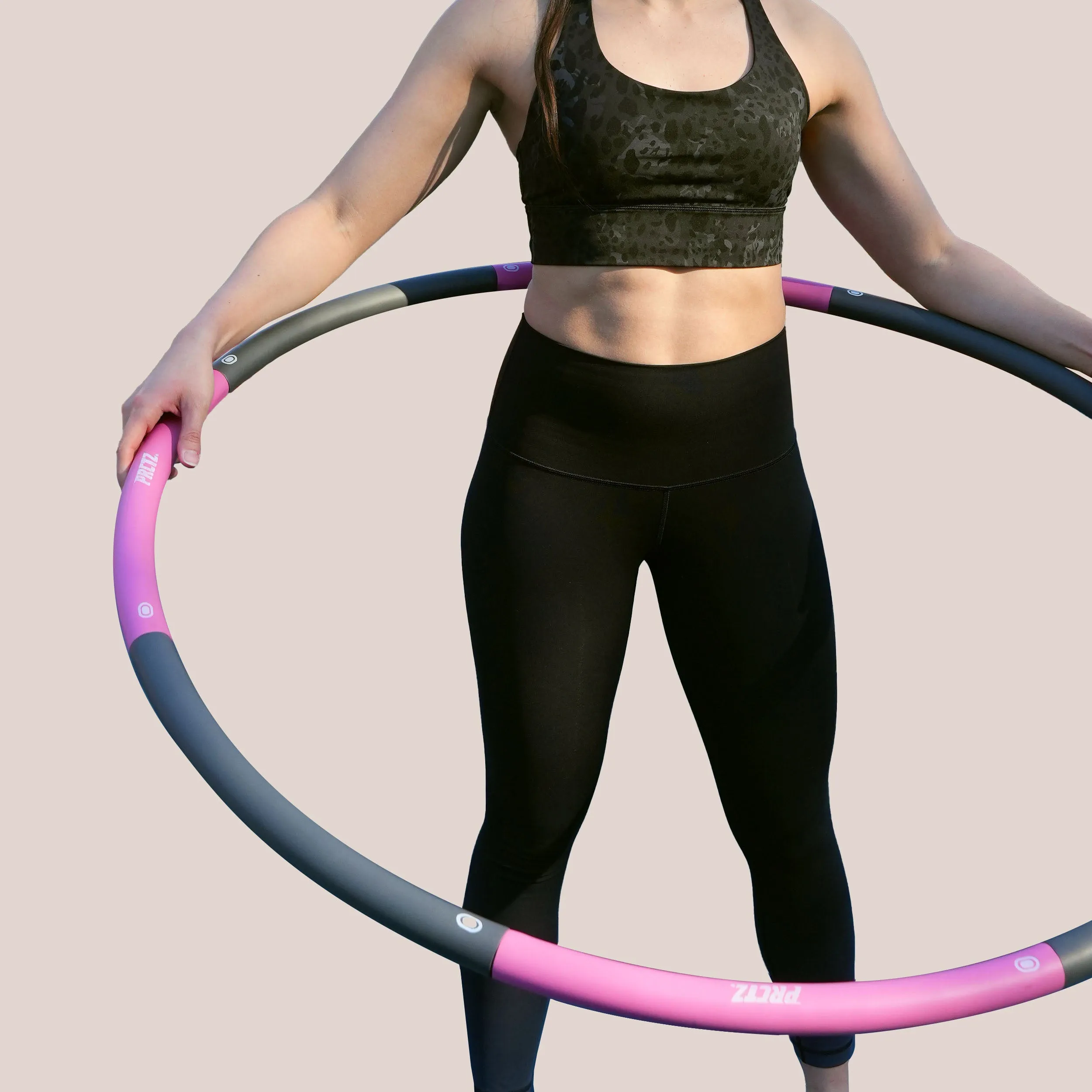 PRCTZ 2.5lb Fitness Weighted Hula Hoop