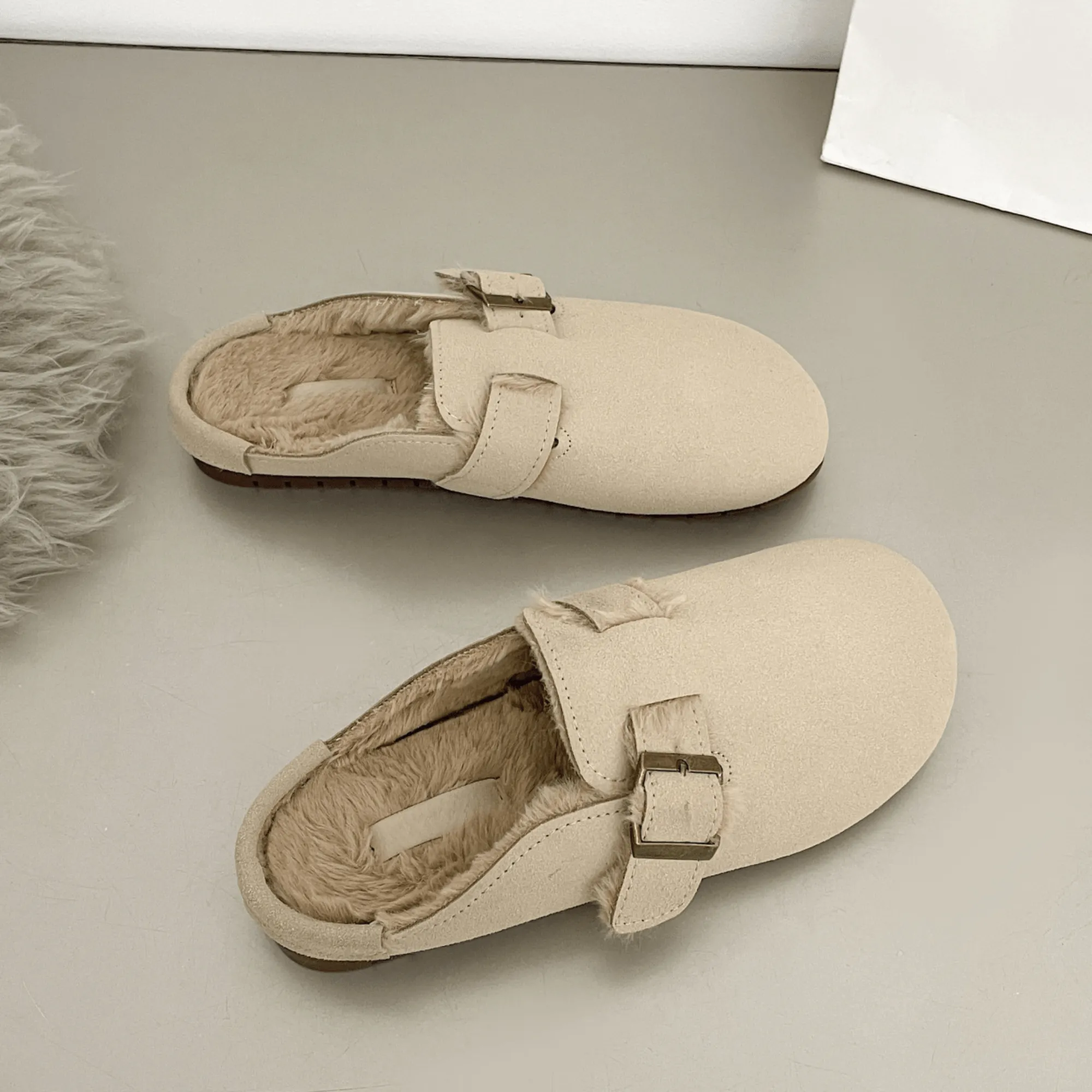 Pre Order:  Nudes Indoor Plush Mule