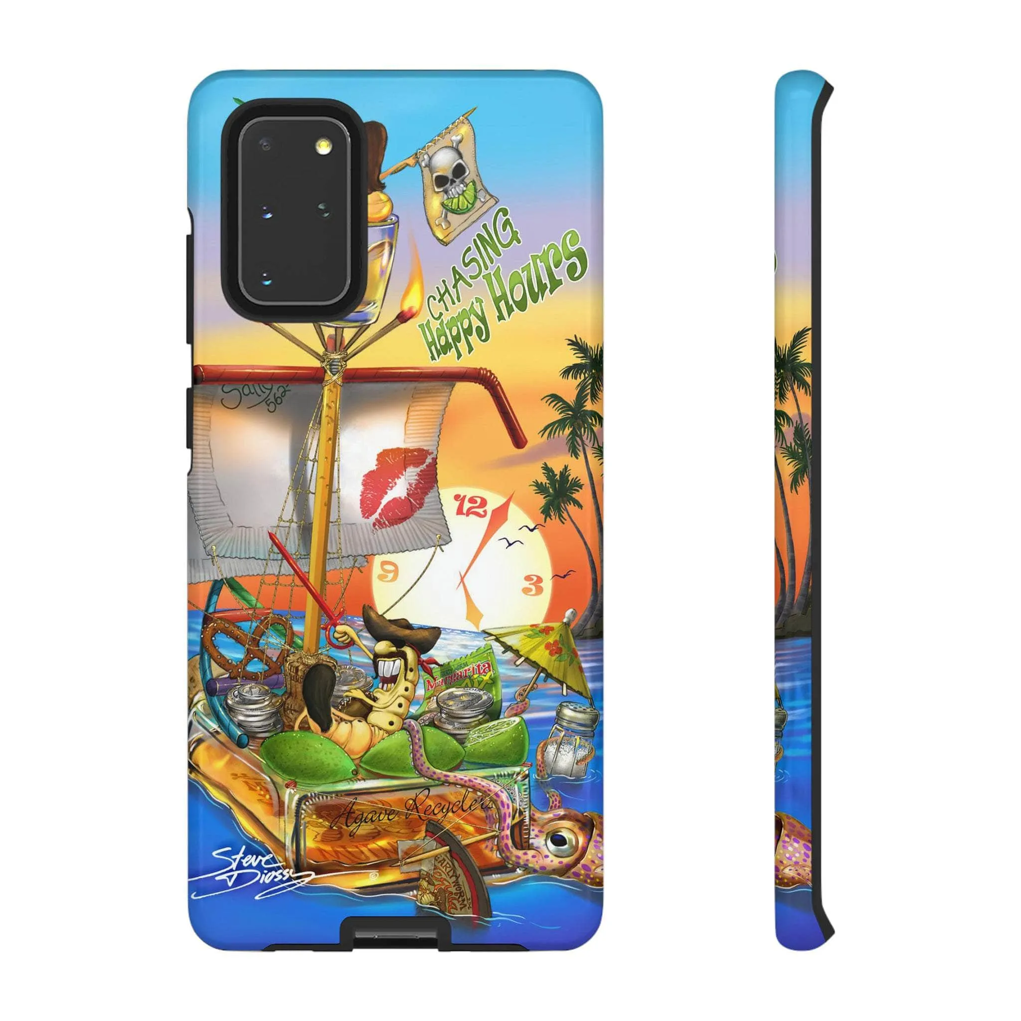 "Chasing Happy Hours" Tough Phone Cases