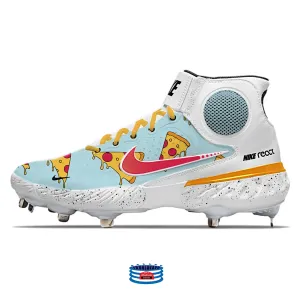 "Pizza" Nike Alpha Huarache Elite 3 Mid Cleats