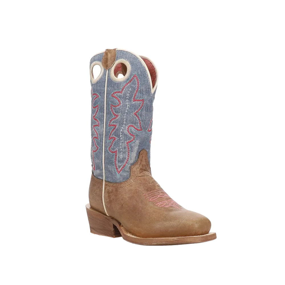 Ride 'em Cowgirl Square Toe Cowboy Boots (Little Kid)