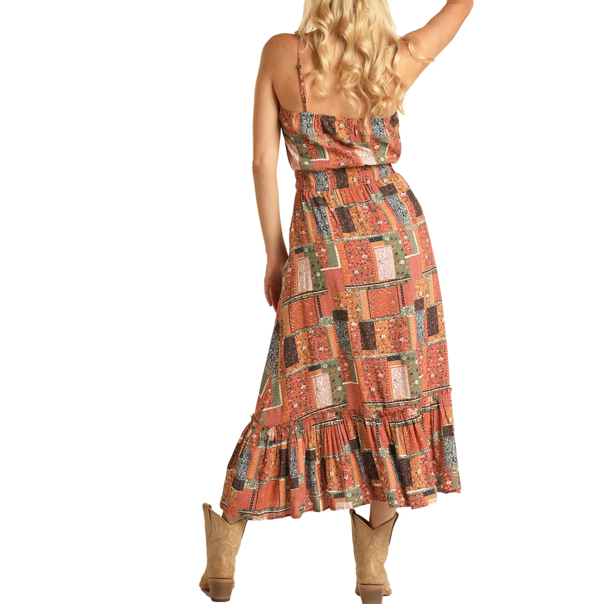 Rock & Roll Women's Multi Patch Dress