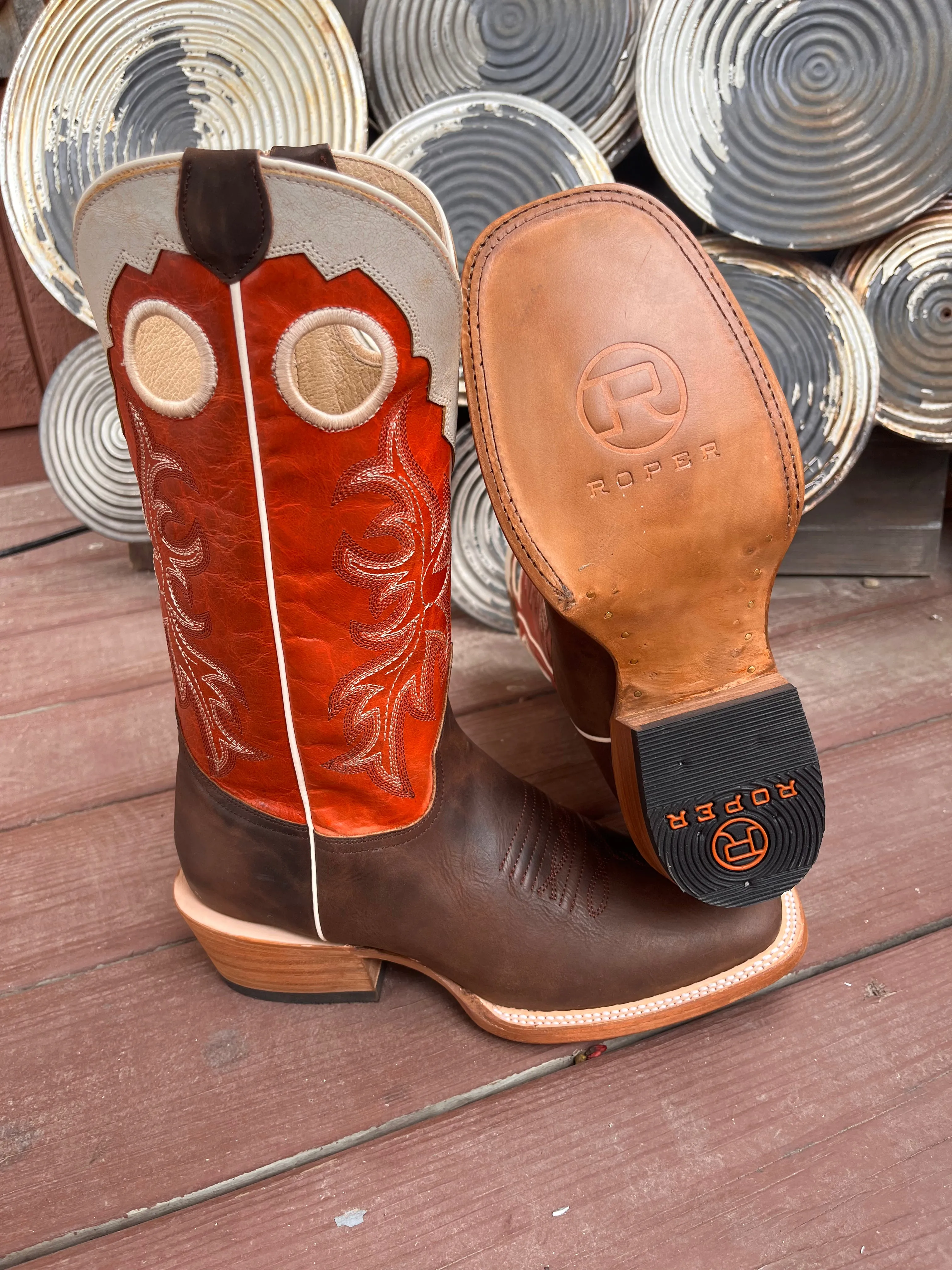 Roper Men's "Ride Em' Cowboy" Cowboy Boots 7027-8498