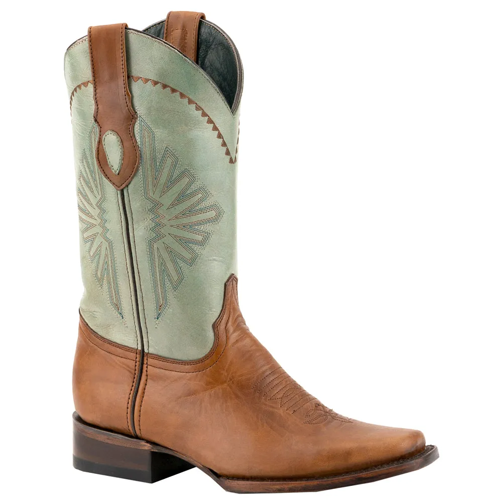 Santa Fe Square Toe Cowboy Boots