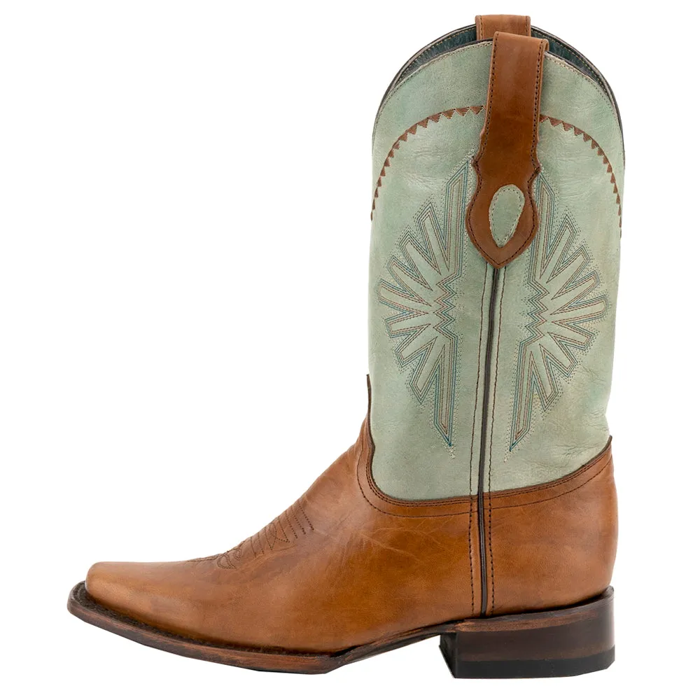 Santa Fe Square Toe Cowboy Boots