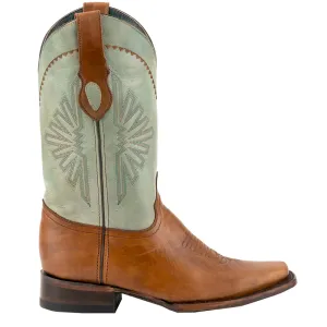 Santa Fe Square Toe Cowboy Boots