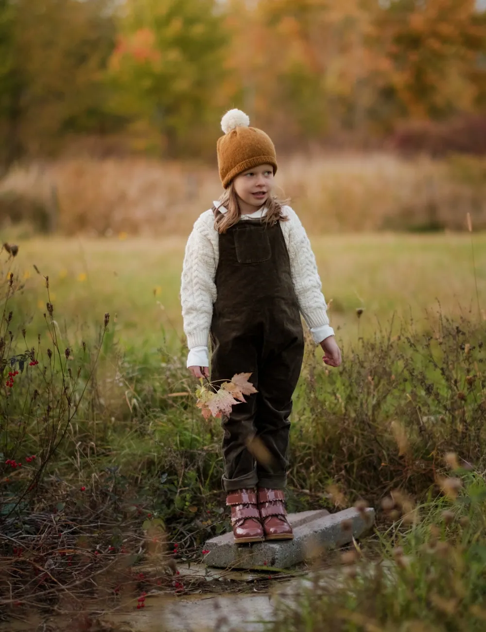 Scallop Winter Boot - Rose Clay Patent