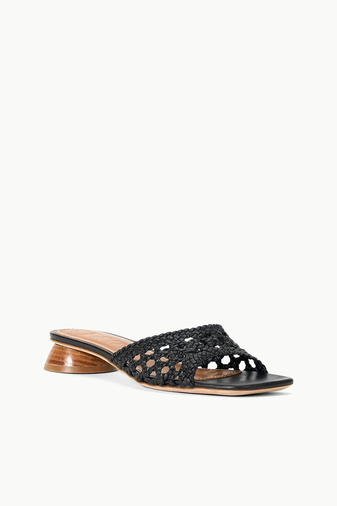 SIMONE CROCHET HEEL | BLACK