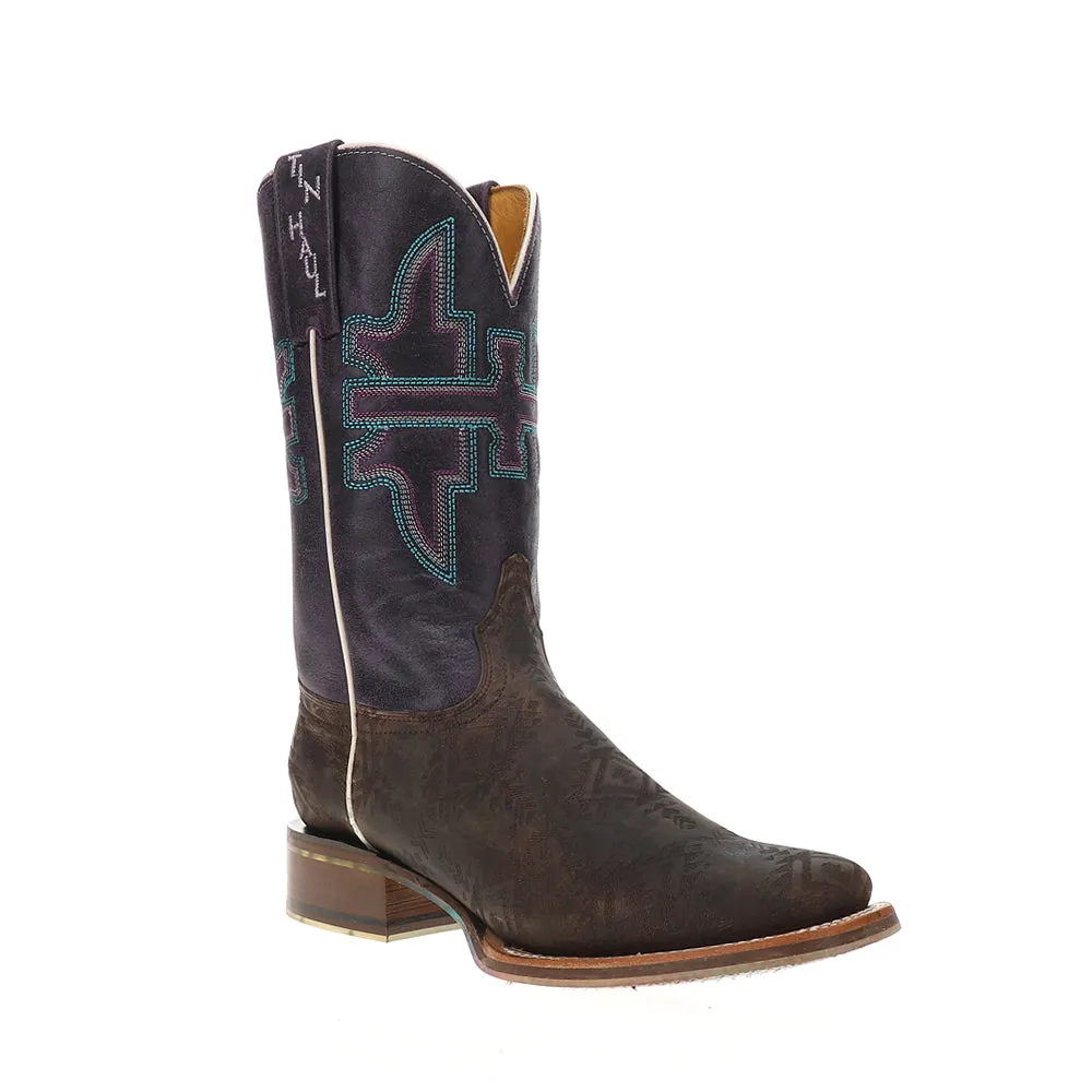 Sizzling Aztec Square Toe Cowboy Boots