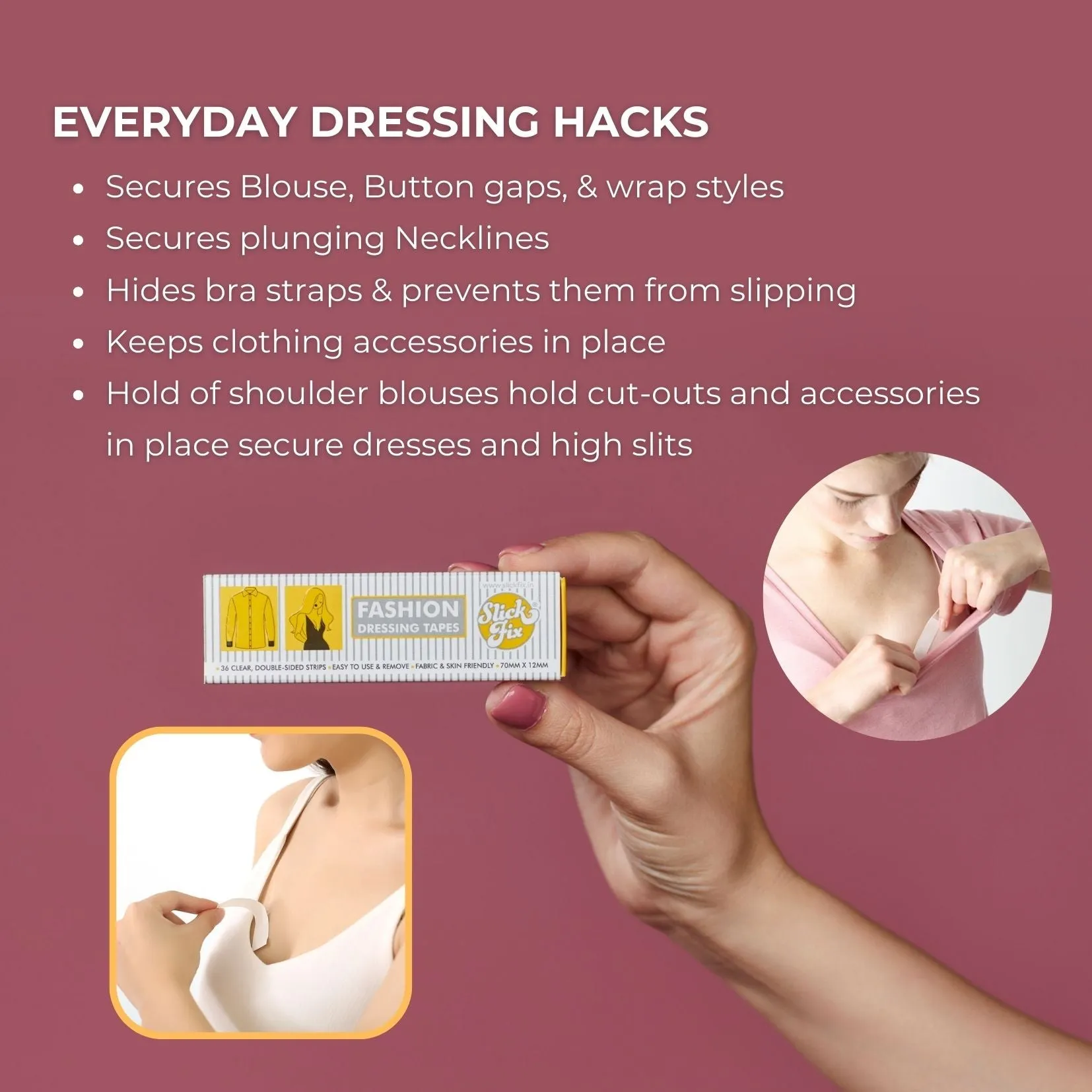 SlickFix Fashion Dressing Tape