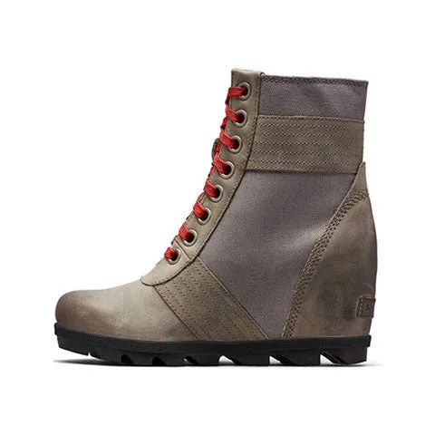 Sorel Lexie Wedge Ankle Boot (Women) - Quarry Leather