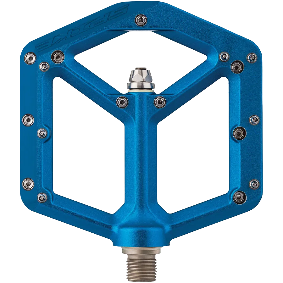 Spike Pedal Platform Aluminum 9/16 - Blue