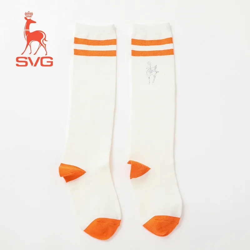 SVG Women's Casual Stripe Athletic Socks