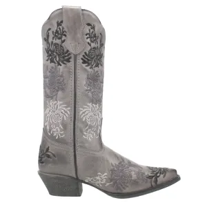 Sylvan Floral Embroidery Snip Toe Cowboy Boots