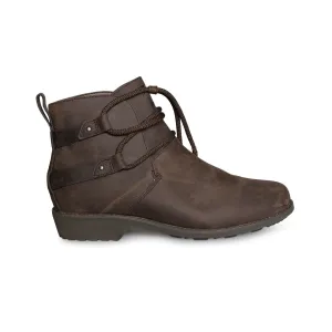 Teva De La Vina Dos Shorty Dark Brown Boots - Women's