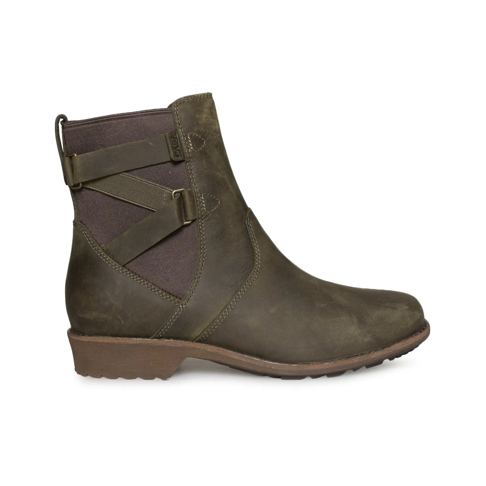 Teva Ellery Ankle Dark Olive Boots - Women's