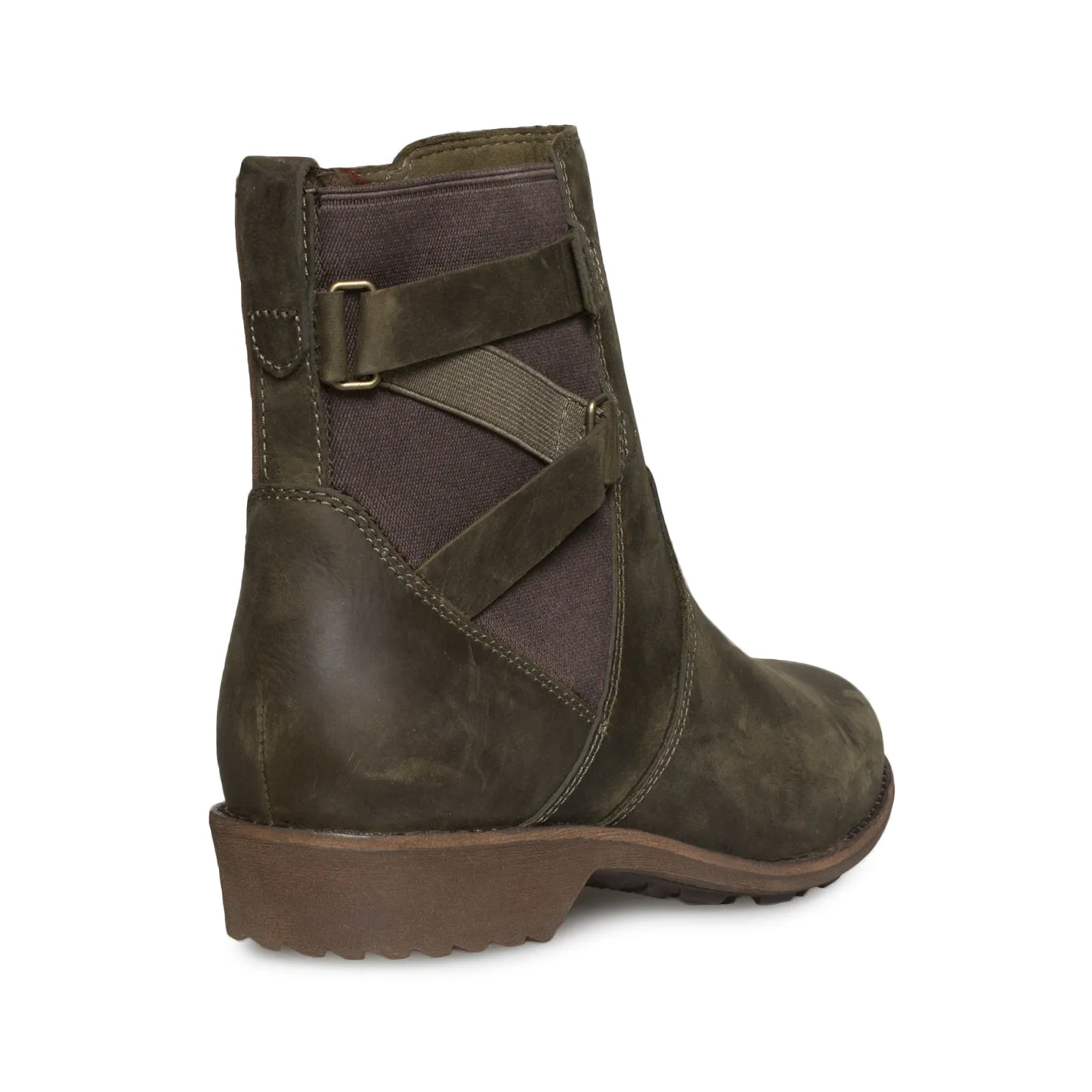 Teva Ellery Ankle Dark Olive Boots - Women's