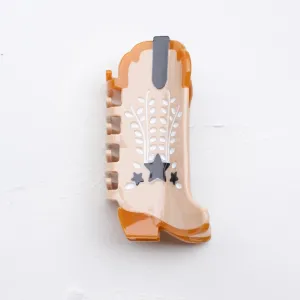 The My Shooting Star Cowboy Boots Claw Clip - Various Colours