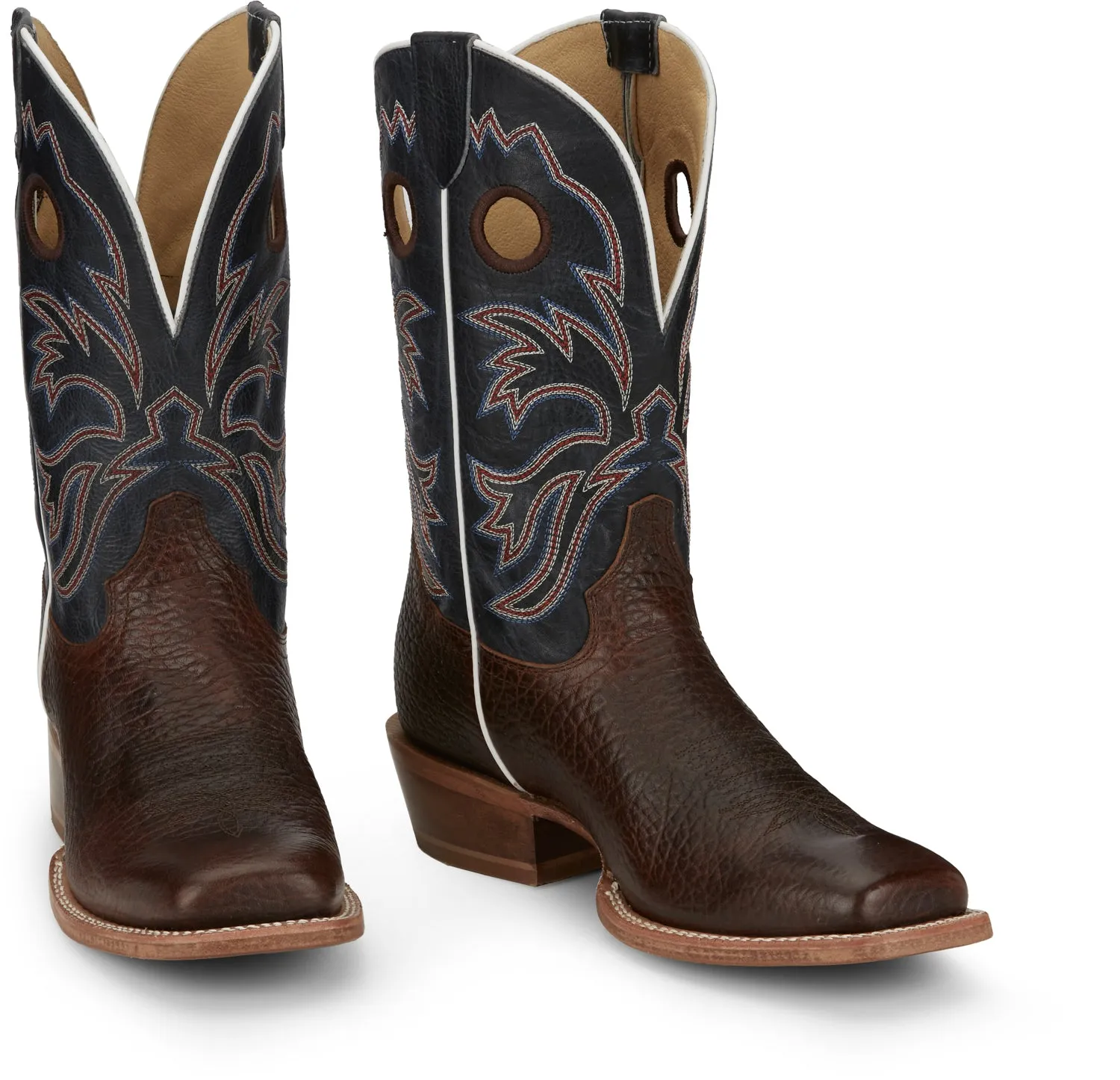 Tony Lama Mens Dealer Espresso Leather Cowboy Boots