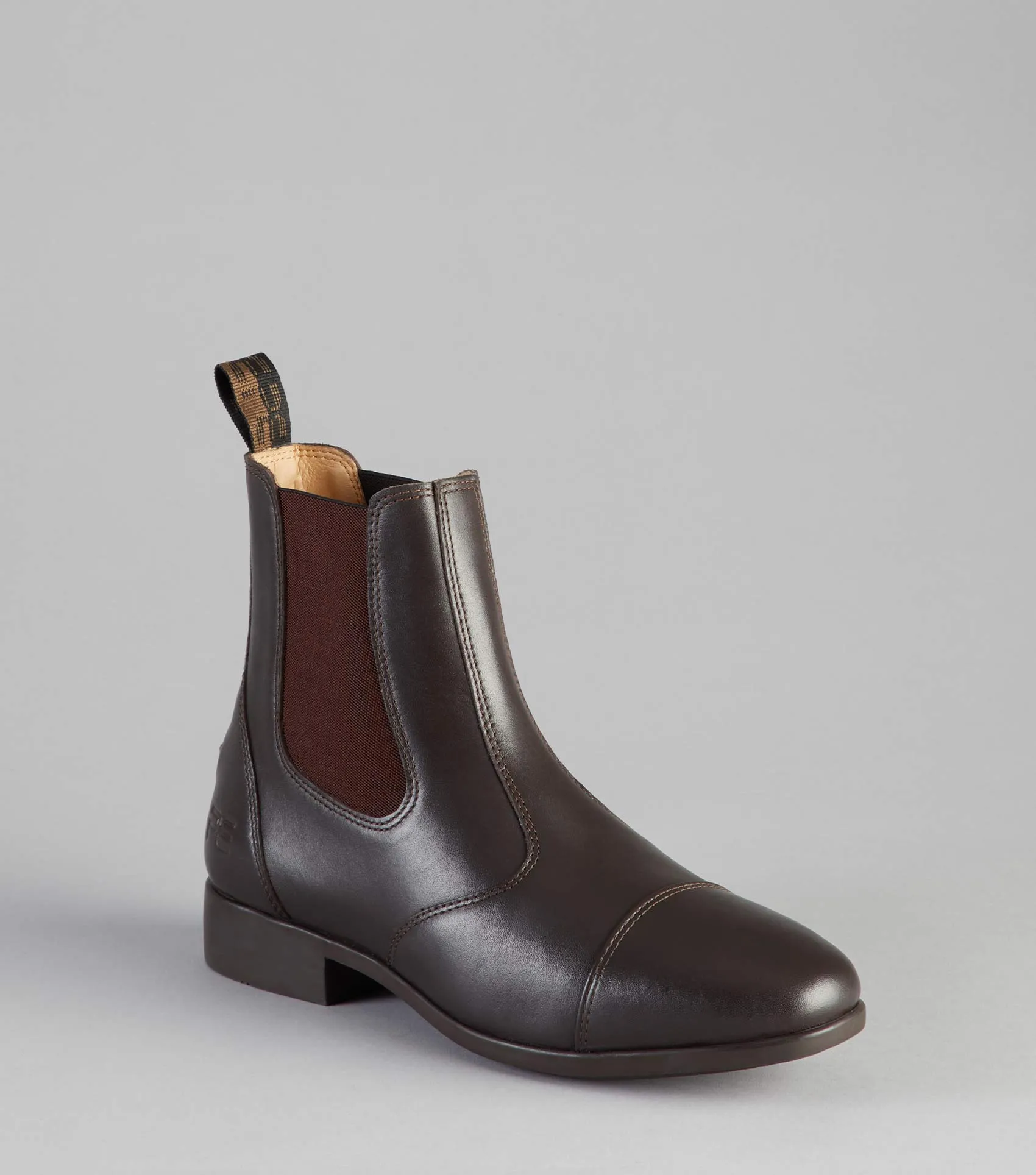 Torlano Leather Chelsea Paddock Boot Brown