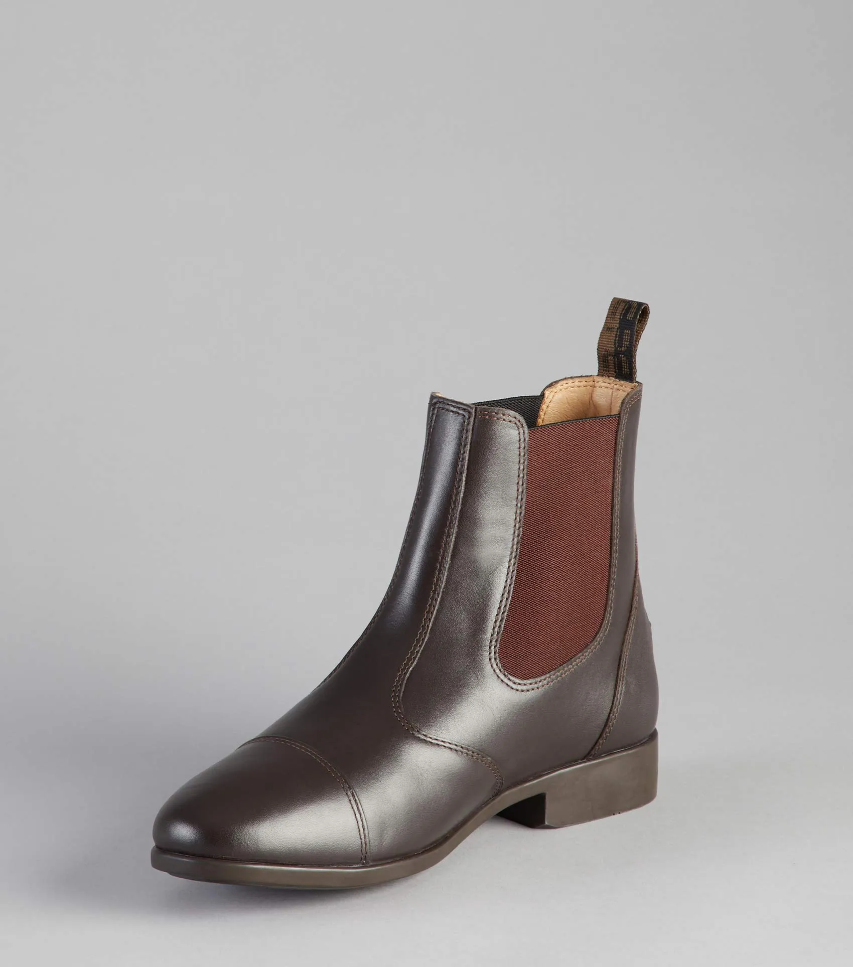 Torlano Leather Chelsea Paddock Boot Brown