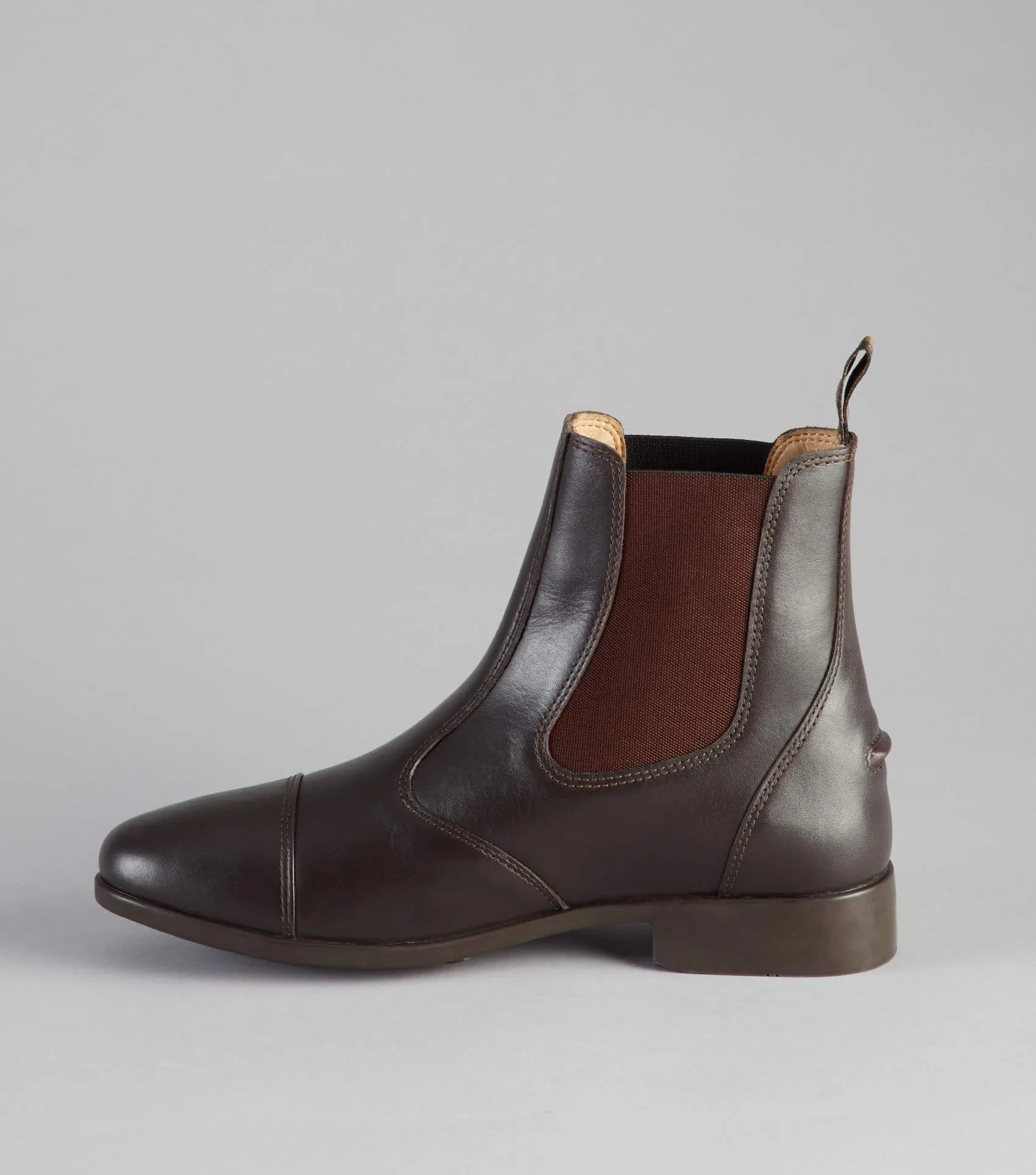 Torlano Leather Chelsea Paddock Boot Brown