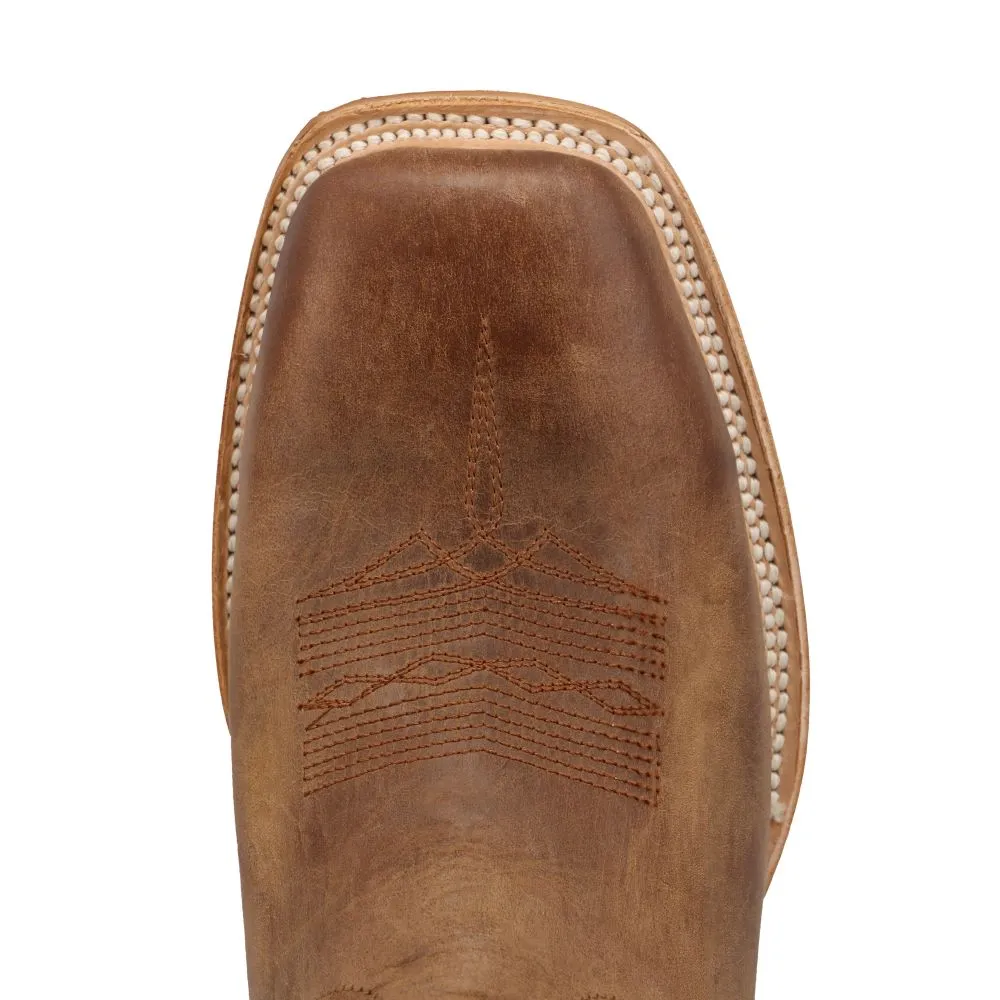 'Twisted X' Men's 12" Rancher Western Square Toe - Cashew / Blue Grass