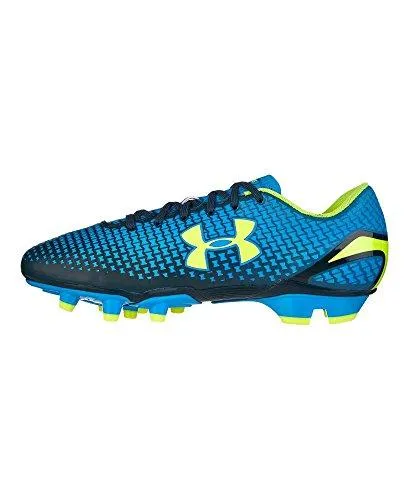 Ua Speed Force Fg Soccer Cleats 5.5 Electric Blue