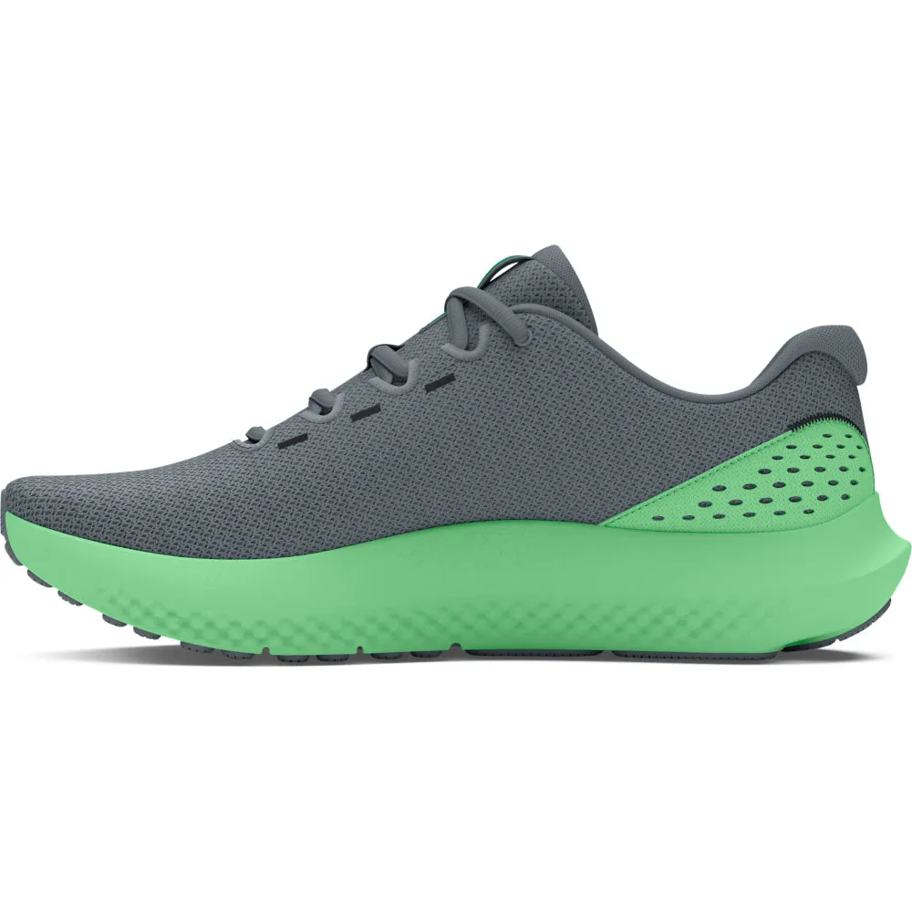 'Under Armour' Men's Charged Surge 4 - Gravel / Matrix Green / Vapor Green