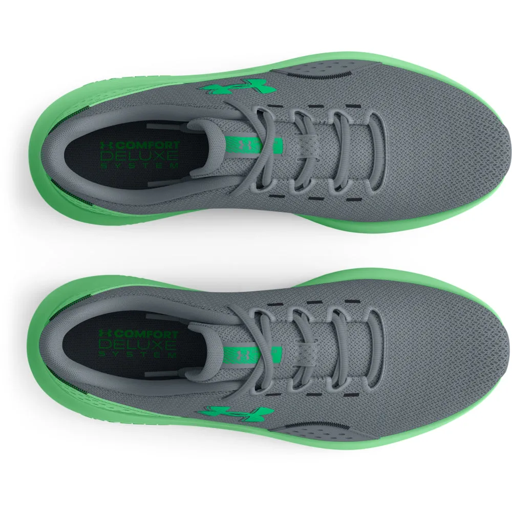 'Under Armour' Men's Charged Surge 4 - Gravel / Matrix Green / Vapor Green