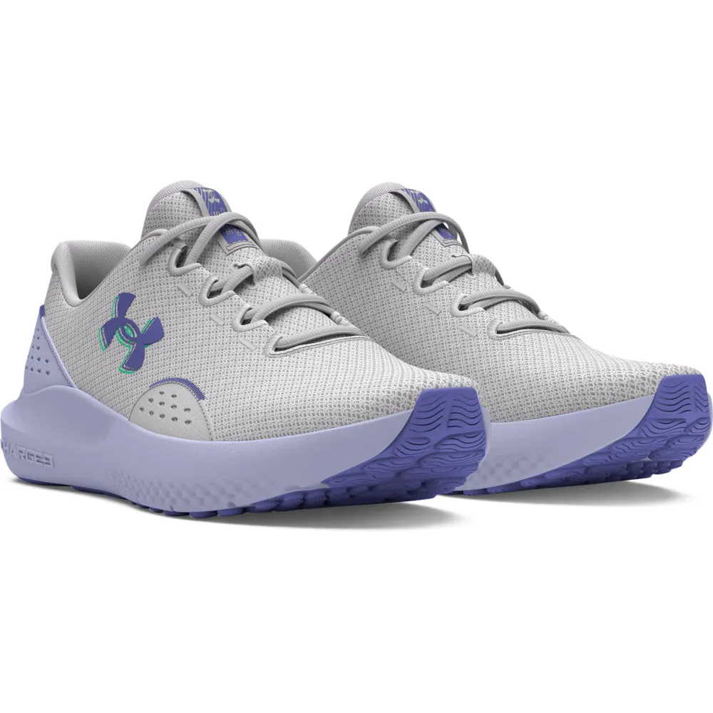 'Under Armour' Women's Charged Surge 4 - Halo Grey / Celeste / Starlight