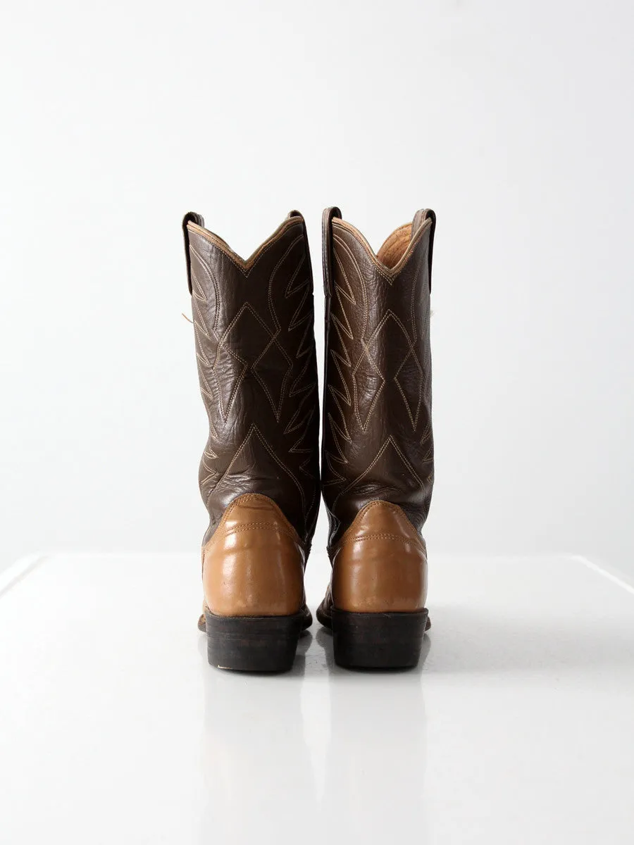 vintage 60s Nocona cowboy boots, women's size 5