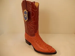 Wild West Boots Cognac Crocodile Cowboy Boot