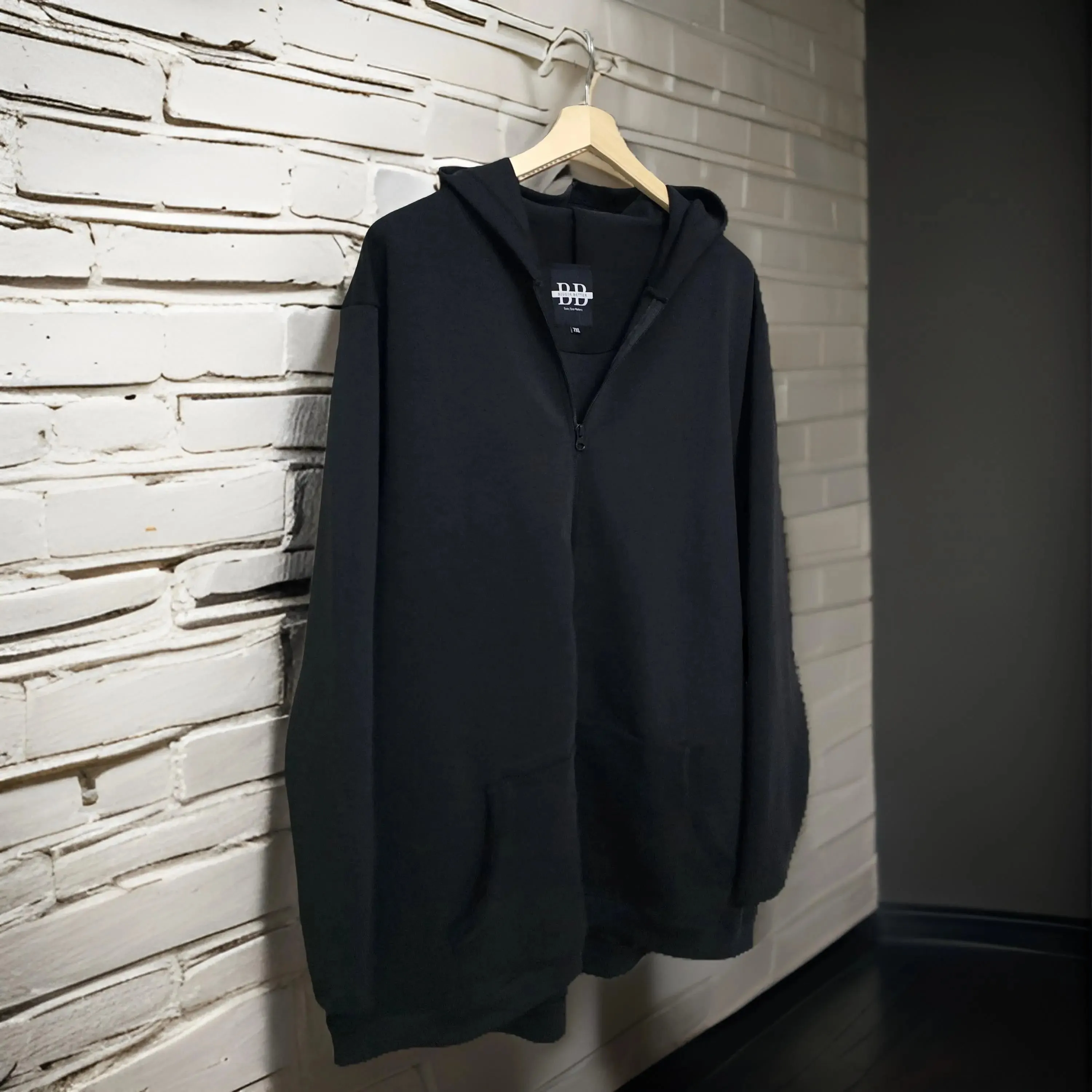 Winter Shadow Black Hoodie