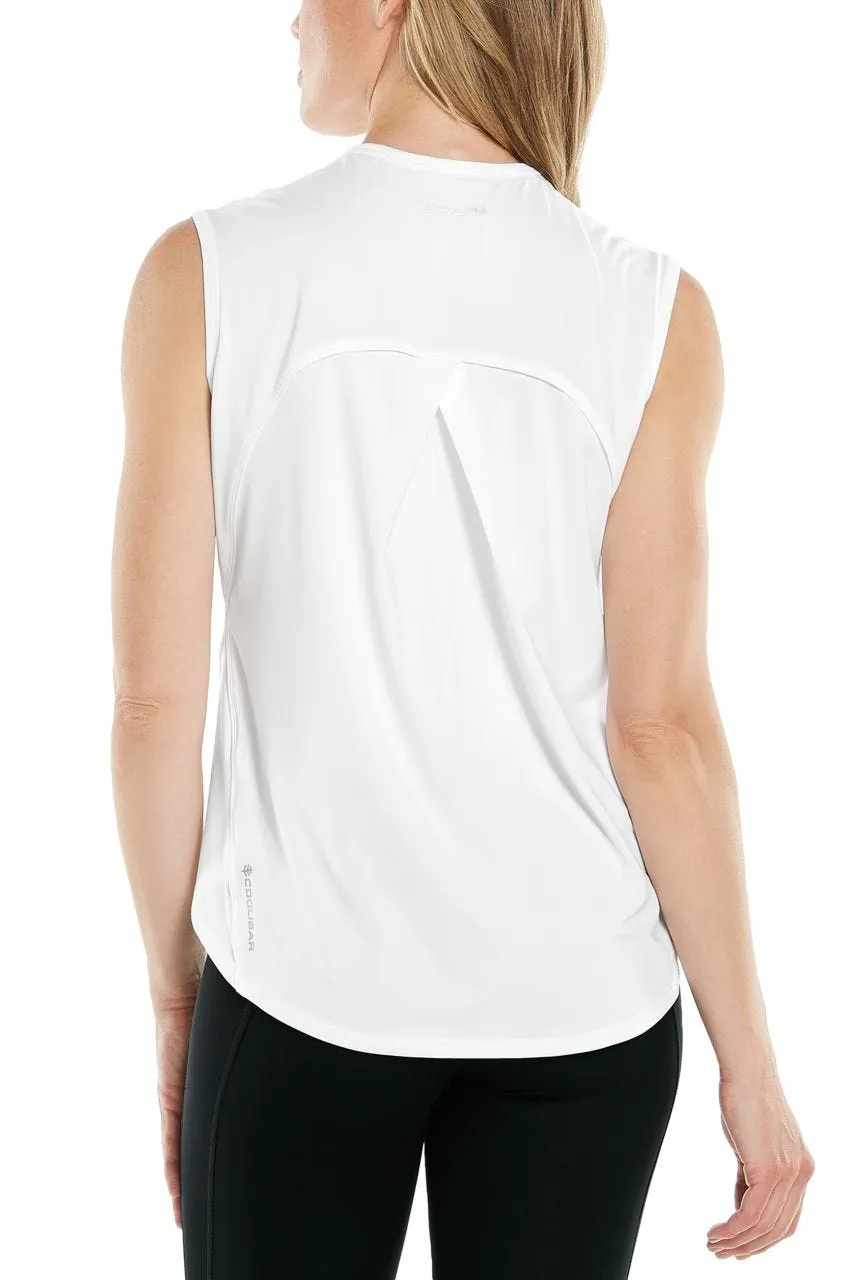 Women's Accelera Tank  |  White