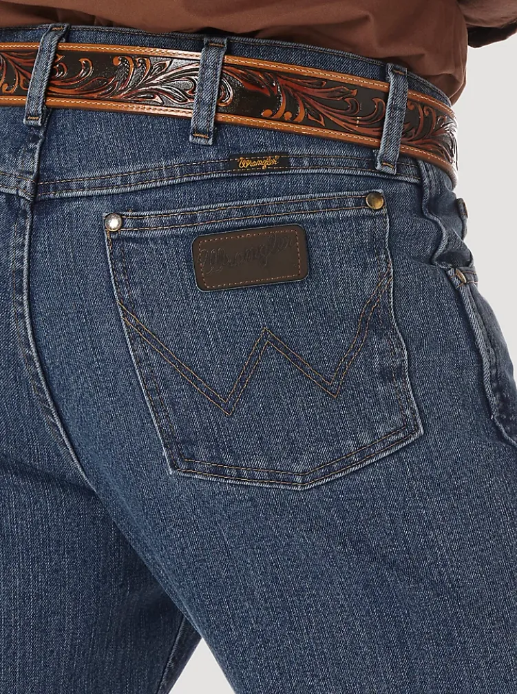 Wrangler Premium Performance Stone Bleach Mens Jeans Style 47MACMT