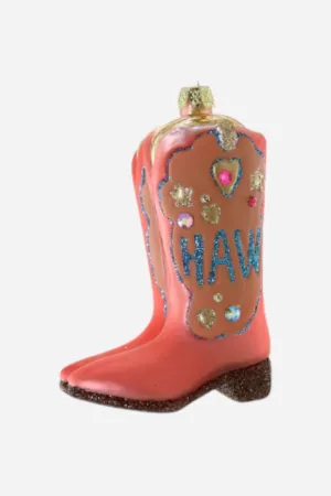 Yee Haw Boot Ornament