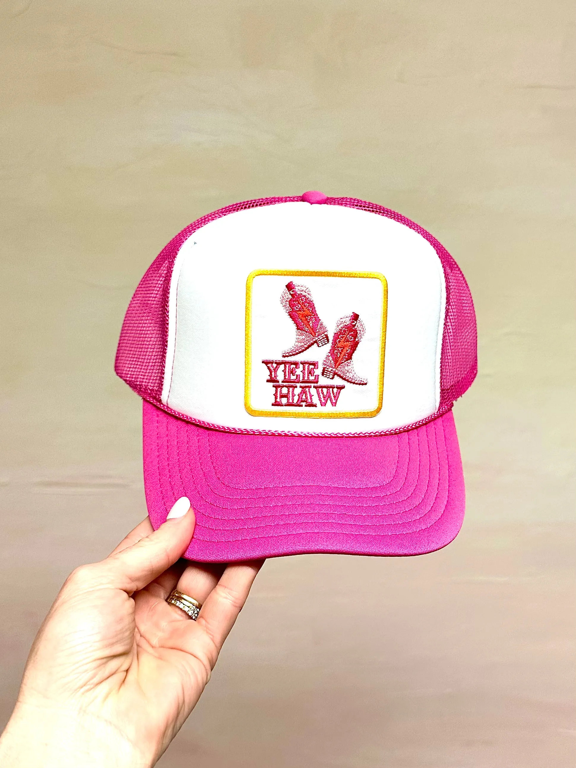 Yee Haw N' Boots Trucker Hat